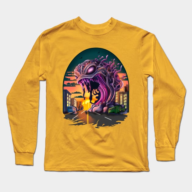 The Ooze Long Sleeve T-Shirt by Mushrooms And Stardust